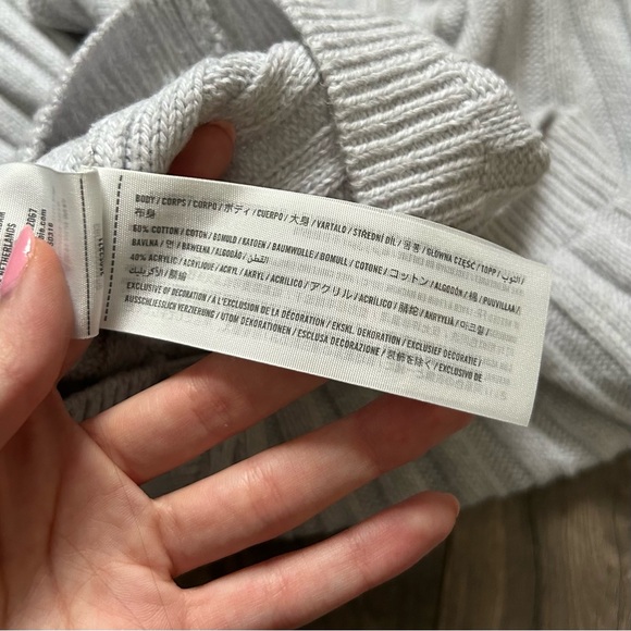 Hollister grey cropped cardigan - Picture 5 of 5